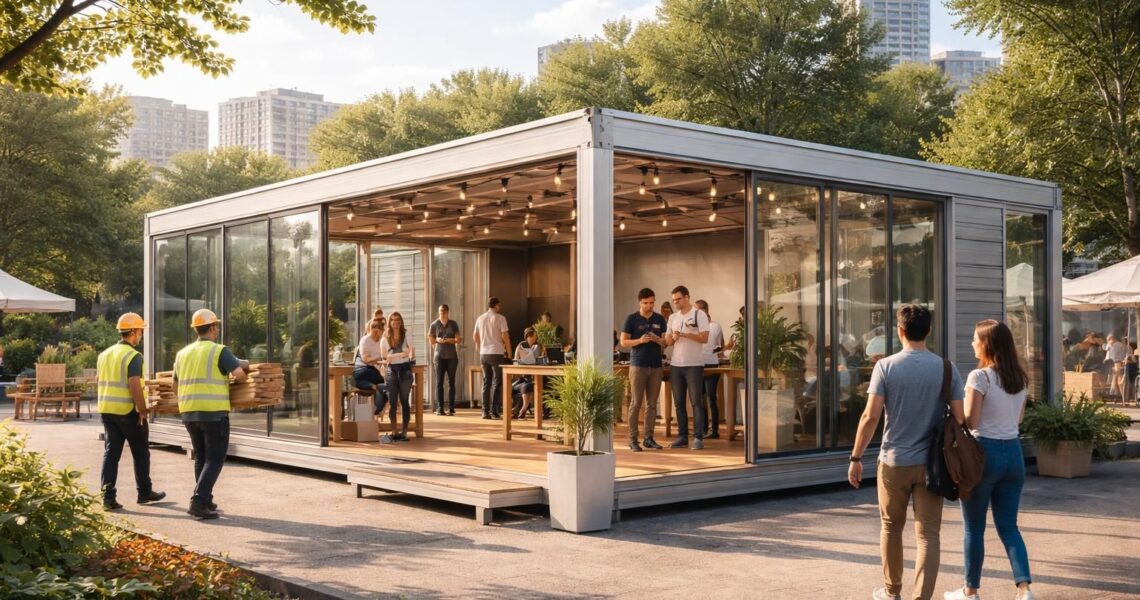 Les avantages de la construction démontable sans permis pour vos projets temporaires