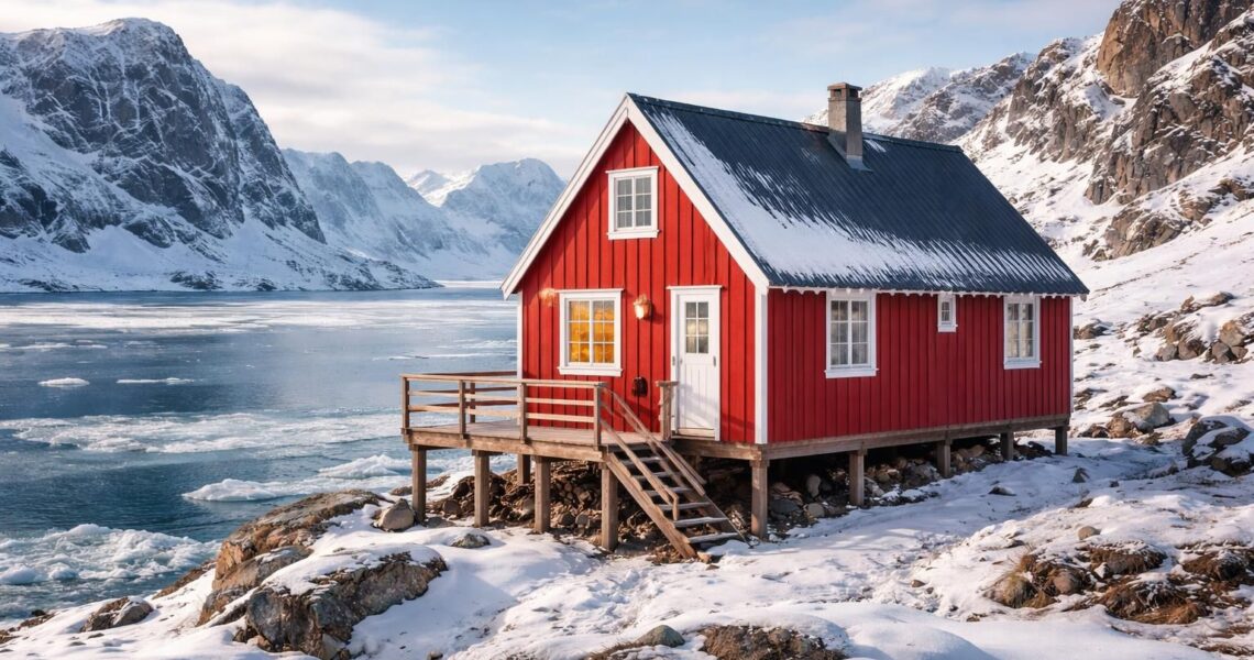 Les caractéristiques architecturales d&rsquo;une maison au Groenland