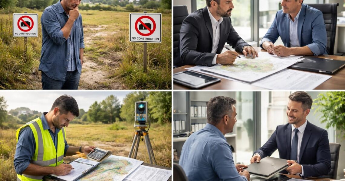 Les étapes clés pour une indemnisation pour un terrain devenu non constructible