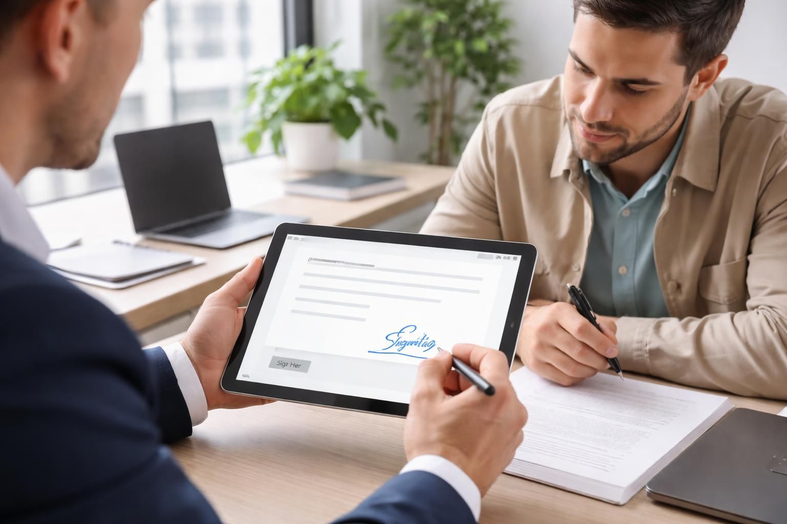 simplifiez la location en faisant signer le bail et les annexes directement sur une tablette tactile microsoft grâce à un workflow optimisé, rapide et sécurisé.