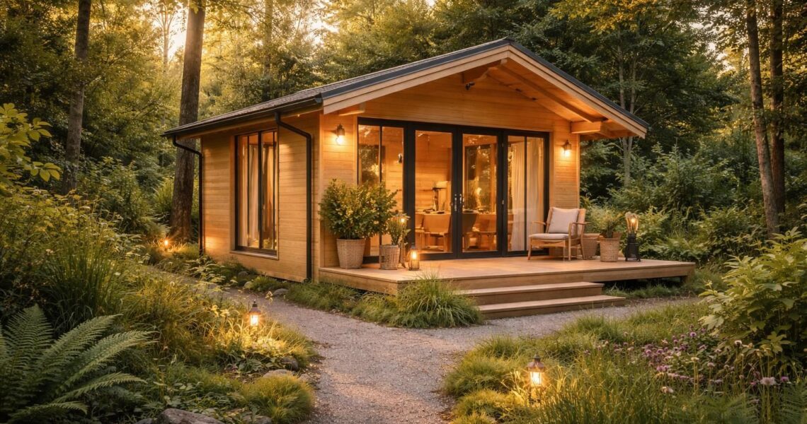 Pourquoi opter pour un petit chalet habitable clé en main sans permis de construire est une excellente idée