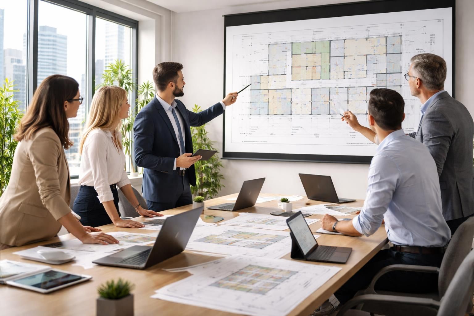 découvrez comment projeter facilement vos plans d’aménagement de bureaux sur écran de projection avec des solutions professionnelles pour optimiser vos présentations.
