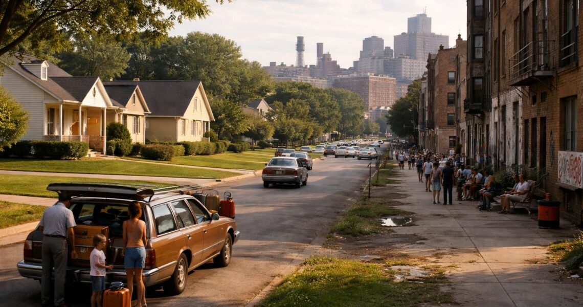 Le white flight et le logement : Un regard sur le marché immobilier