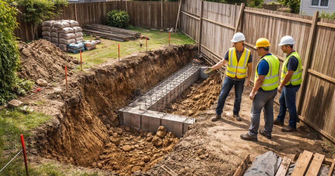 Les erreurs courantes lors de la construction de fondations en limite de propriété