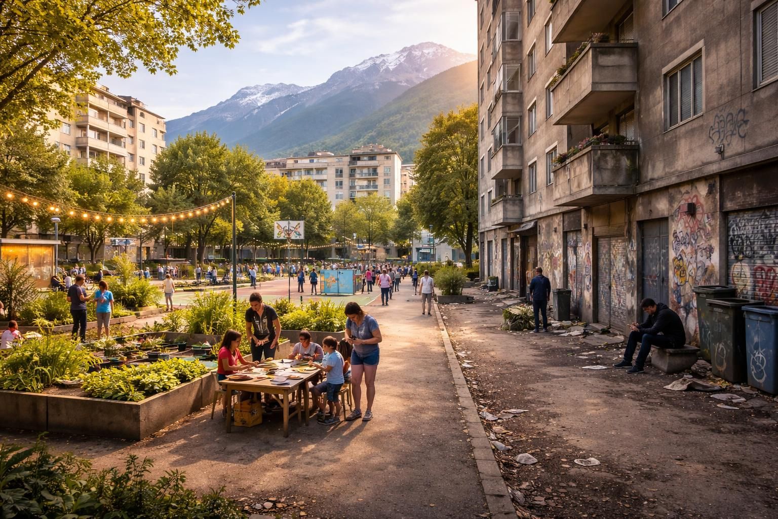 analyse des succès et des échecs des initiatives récentes dans les quartiers sensibles de grenoble, explorant les impacts sociaux et les perspectives d'avenir.