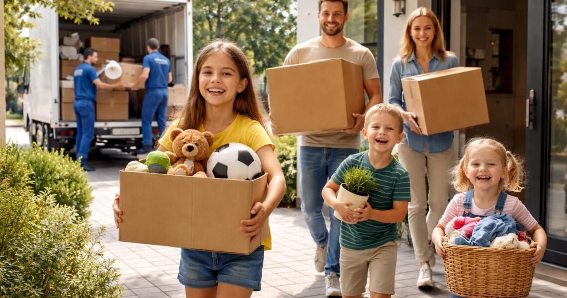 Quelle aide au déménagement pour les familles avec trois enfants ?