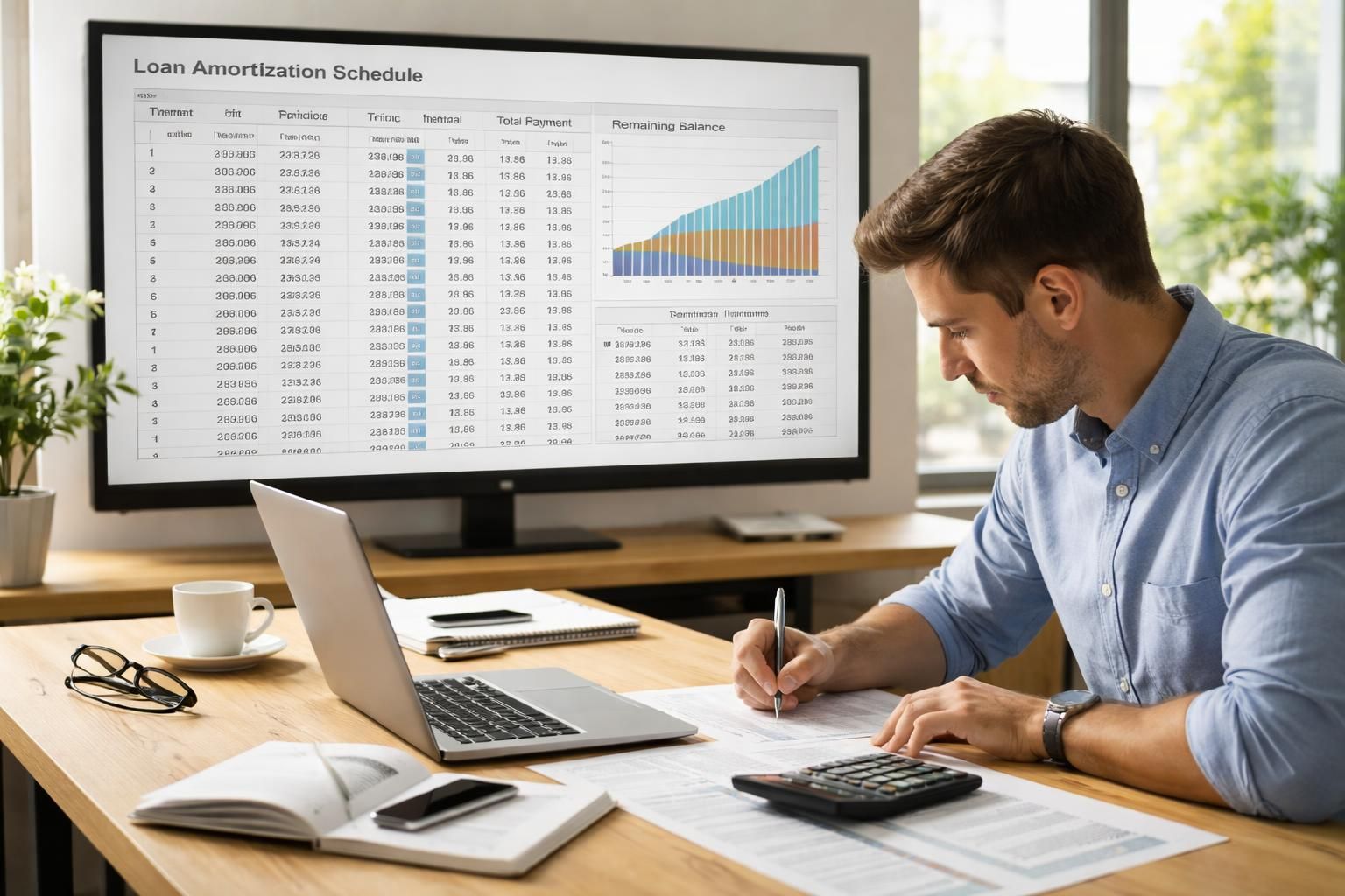 apprenez à maîtriser vos calculs bancaires grâce à notre cours complet sur le tableau d'amortissement d'emprunt. comprenez chaque étape pour gérer efficacement vos remboursements.