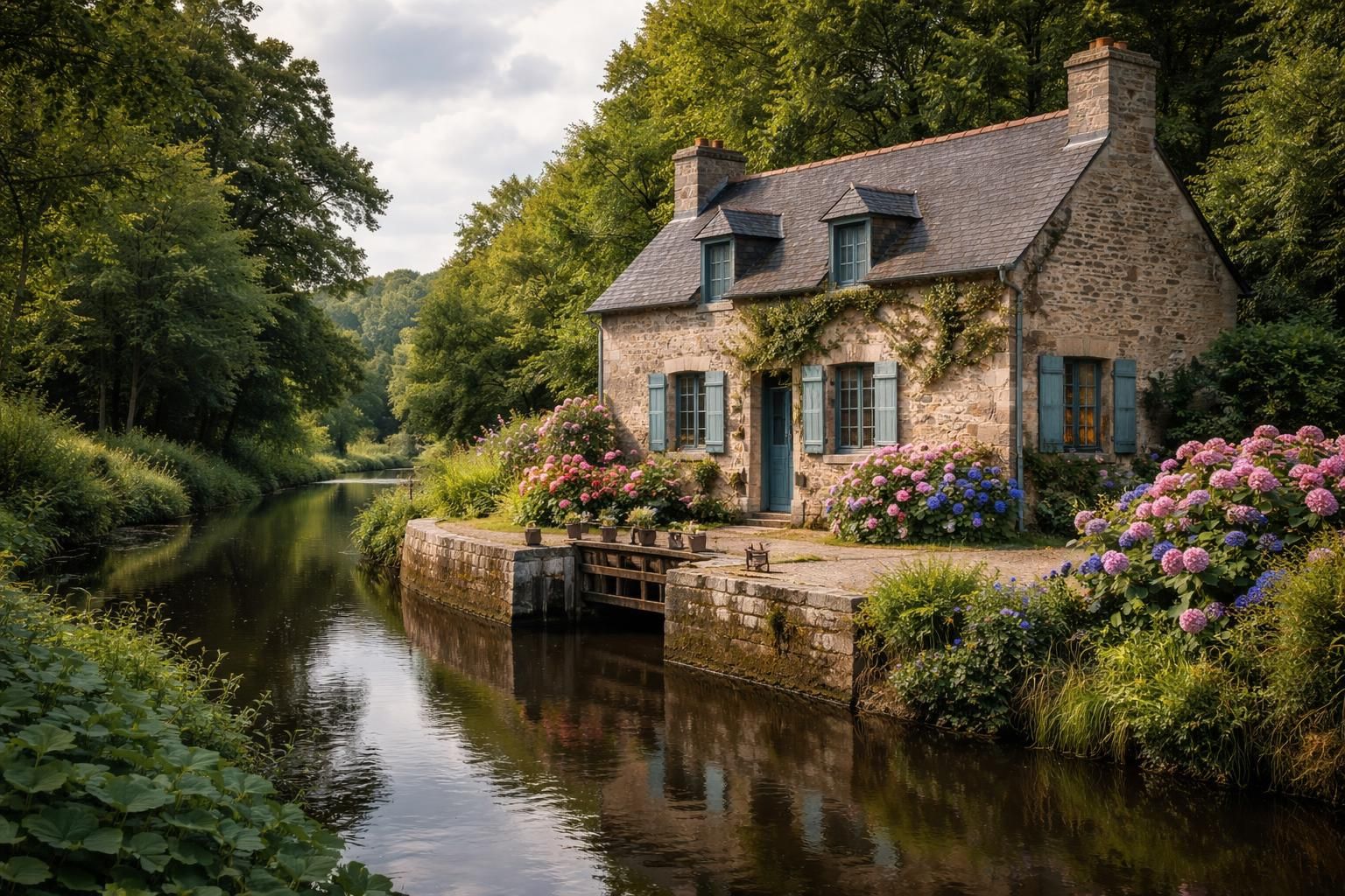 découvrez une maison éclusière unique en bretagne et devenez propriétaire d'un bien atypique alliant charme, histoire et cadre naturel exceptionnel.