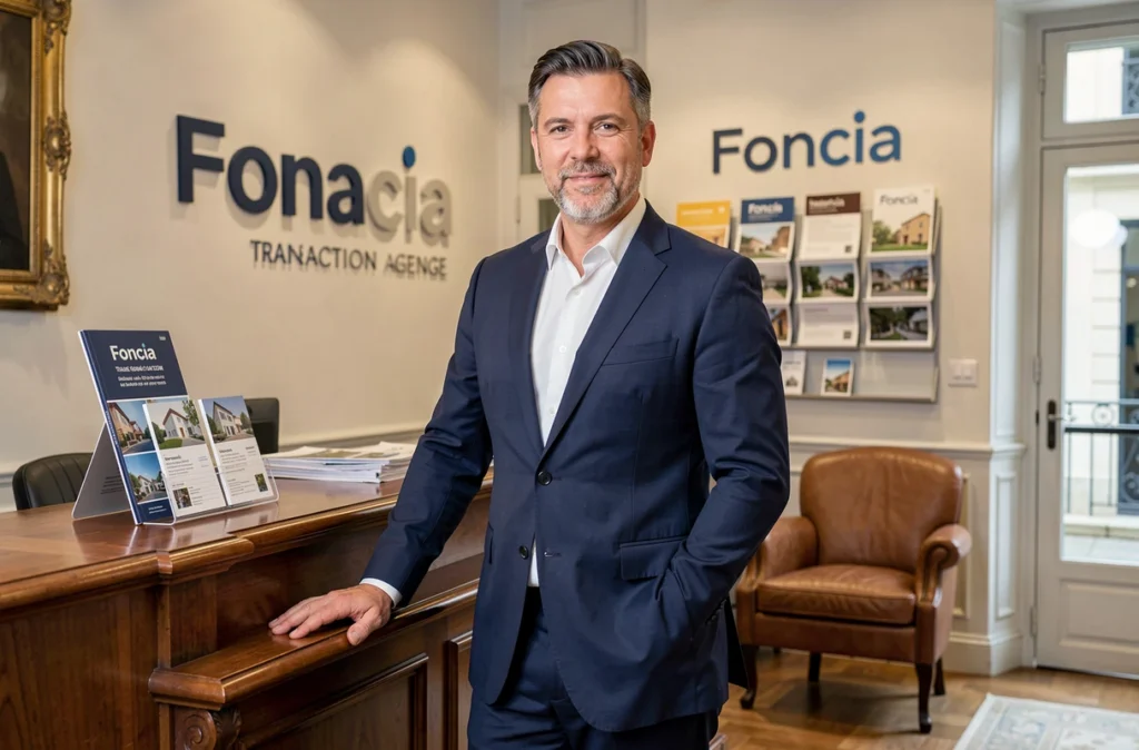 Agent immobilier professionnel dans une agence Foncia Transaction à Paris