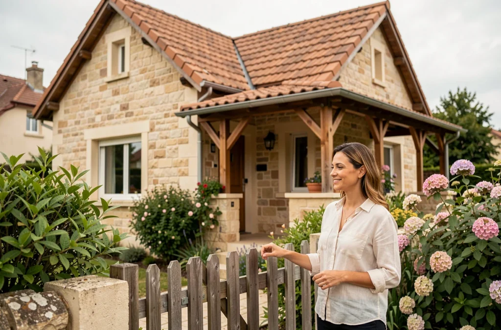 Maison individuelle de style cottage représentant les constructions Maisons Sésame dans le département de l'Essonne